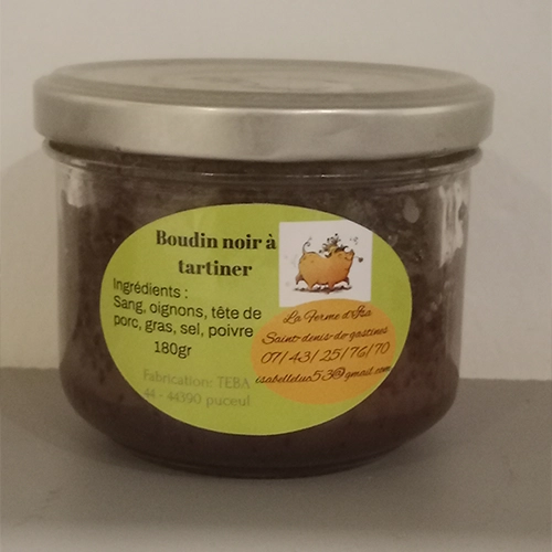 Boudin noir à tartiner