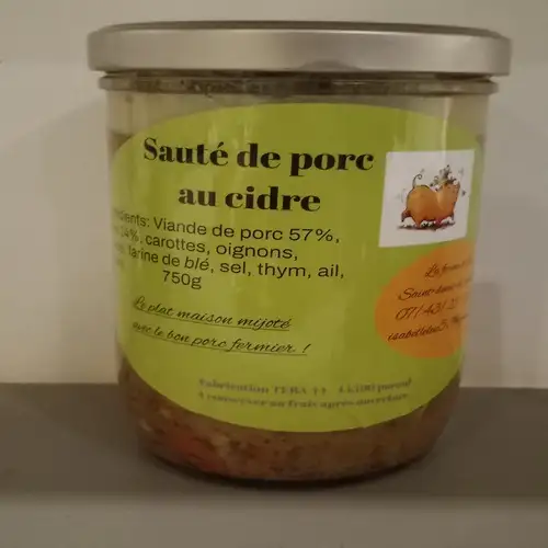 Sauté de porc au cidre